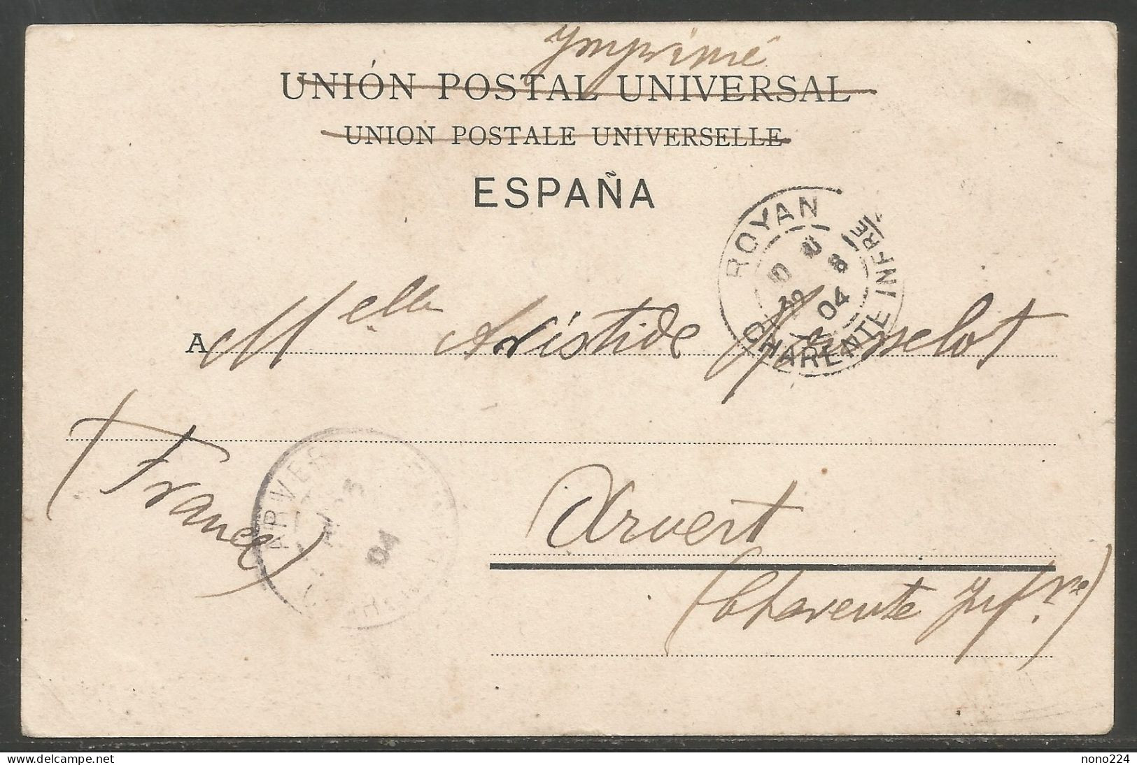 Carte P De 1904 ( Barcelona / Universidad ) - Barcelona