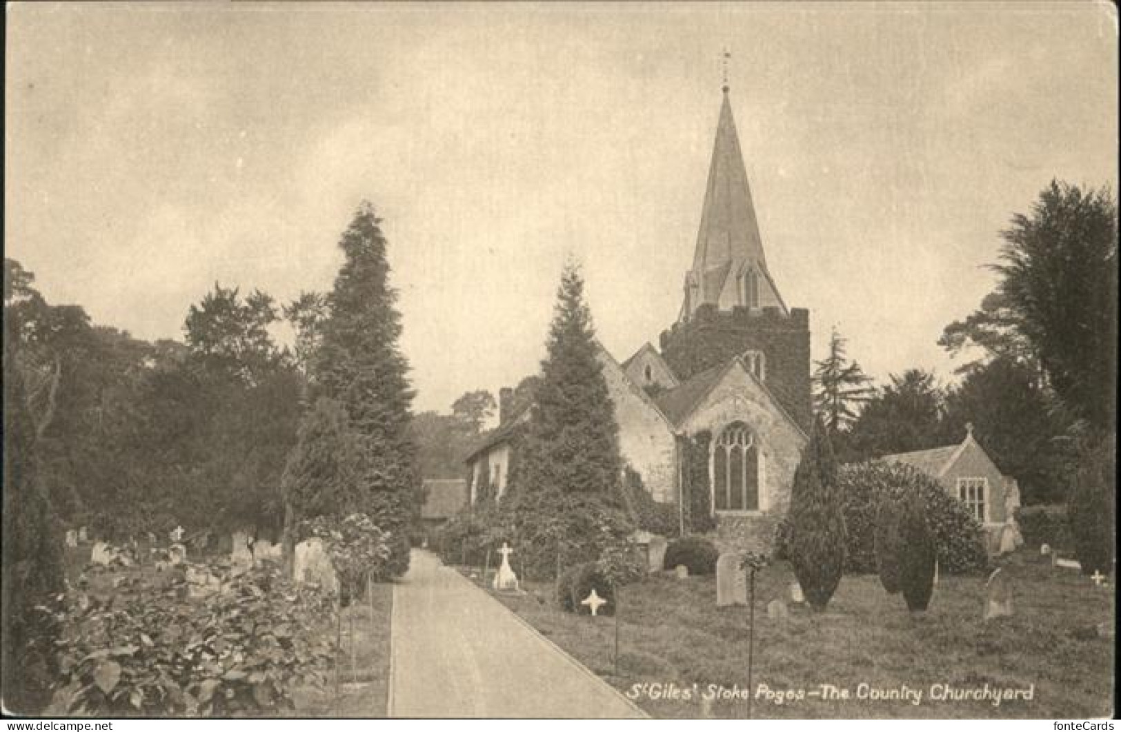 10927917 Stoke Poges Stoke Poges St Giles Country Churchyard * South Bucks - Buckinghamshire