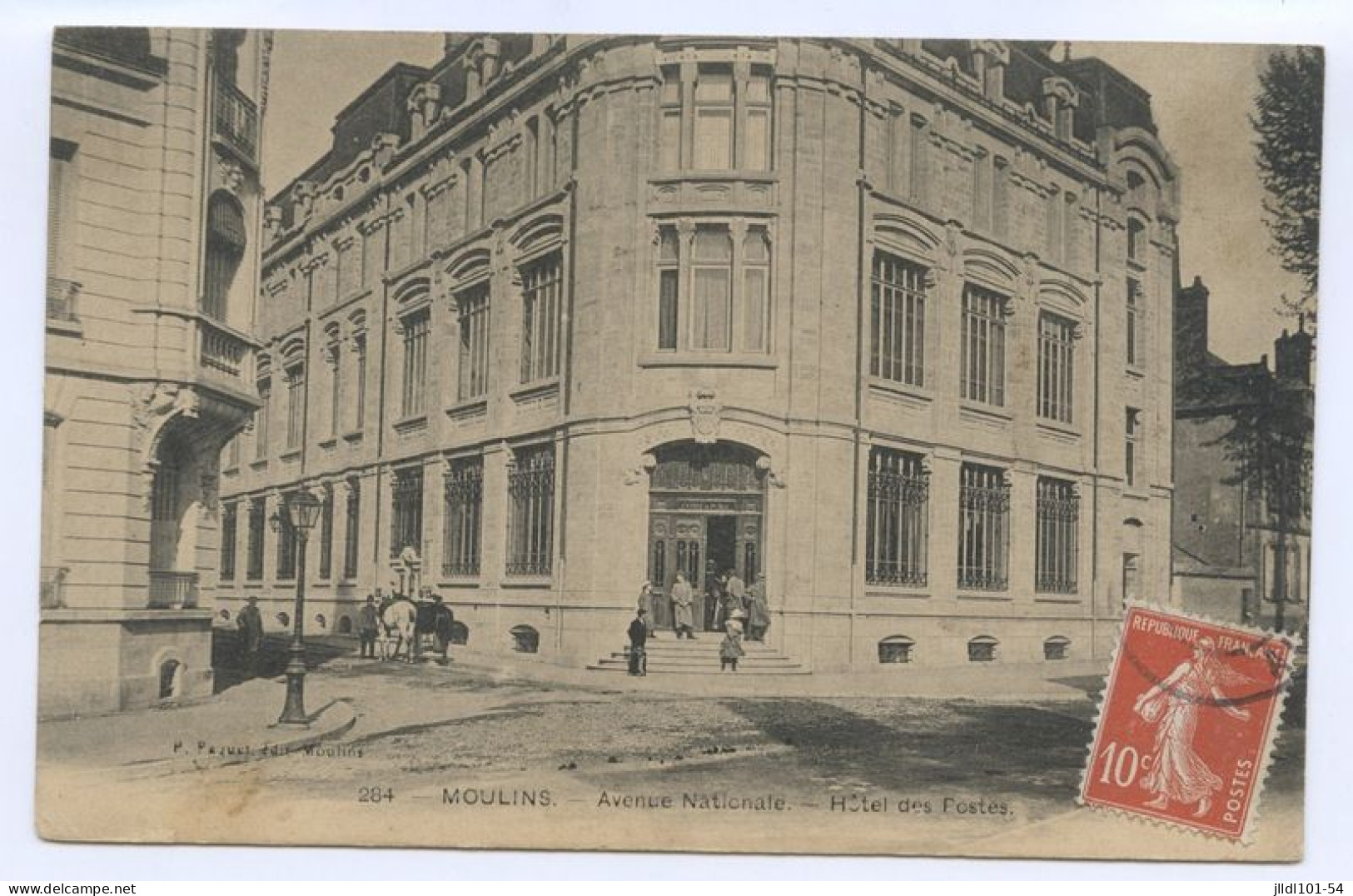 Moulins, Avenue Nationale, Hôtel Des Postes (lt 10) - Moulins