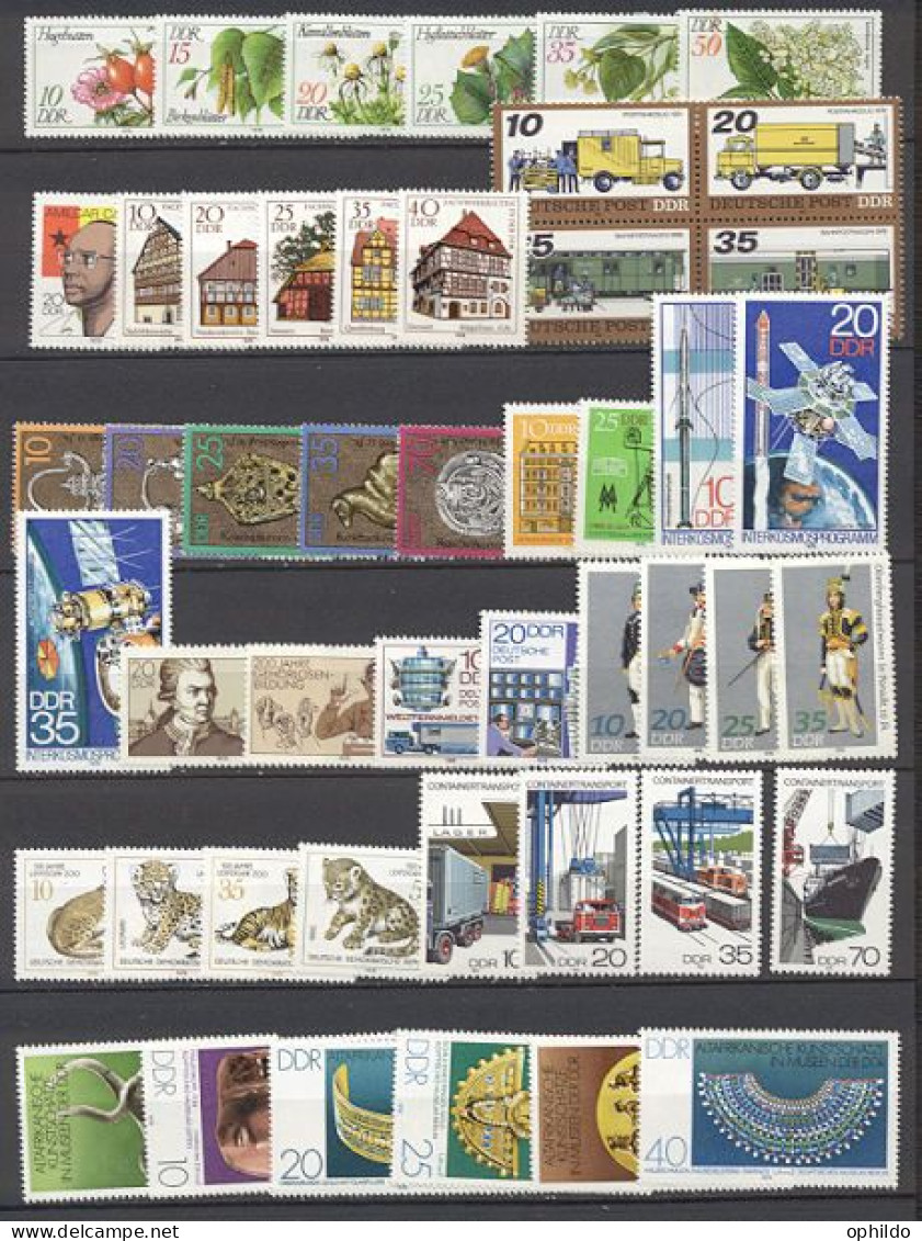 RDA/DDR   Année Complete  1978   * *   TB    - Unused Stamps