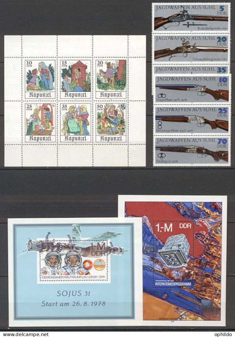 RDA/DDR   Année Complete  1978   * *   TB    - Unused Stamps