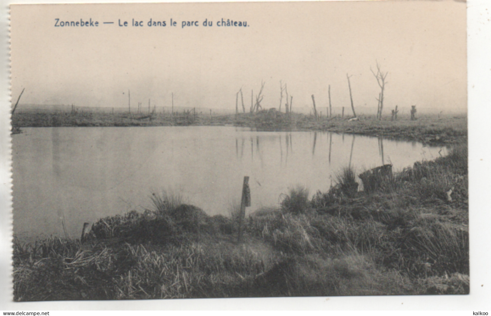 CPA ( Zonnebeke - Le Lac Dans Le Parc Du Chateau ) - Other & Unclassified