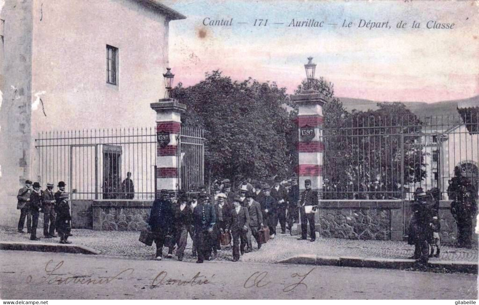 15 - Cantal -  AURILLAC -  Le Depart De La Classe - Aurillac