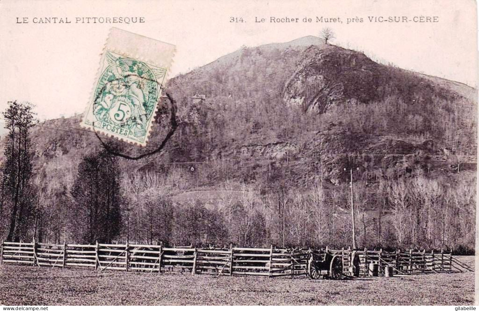 15 - Cantal -  Le Rocher De Muret Pres VIC Sur CERE - Other & Unclassified