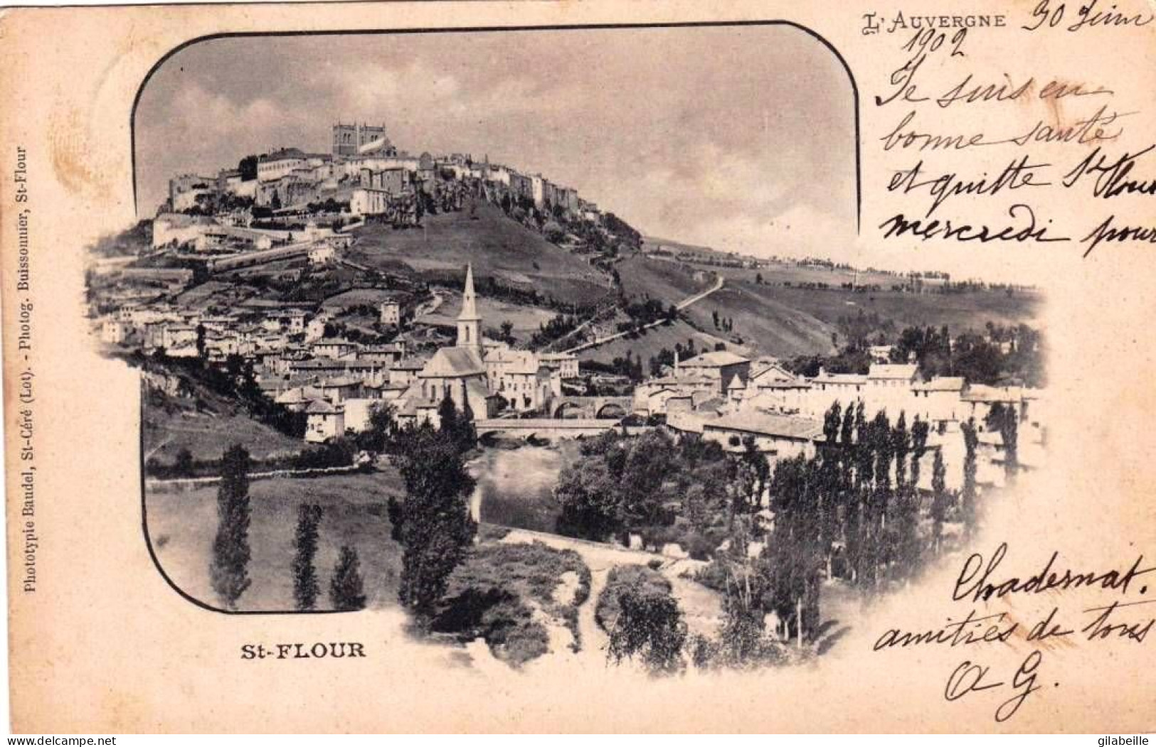 15 - Cantal -  SAINT FLOUR - Vue D Ensemble - Saint Flour