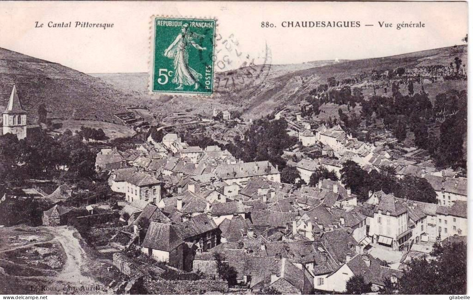 15 - Cantal -  CHAUDESAIGUES  - Vue Generale - Other & Unclassified