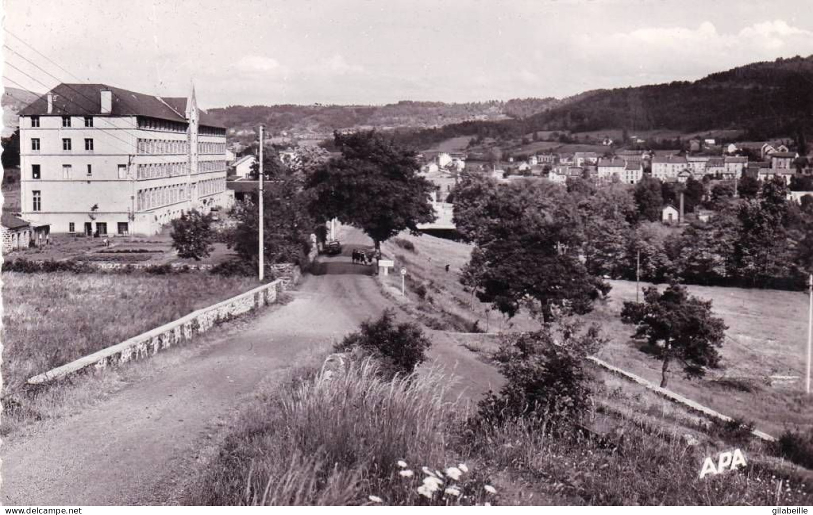 15 - Cantal -  NEUSSARGUES -  Ecole Apostolique Et Vue Generale - Autres & Non Classés