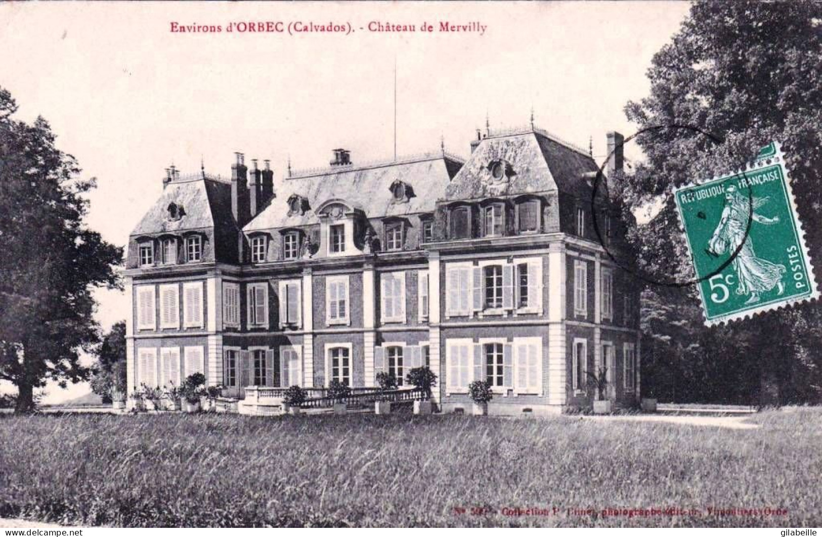 14 - Calvados -  ORBEC - Chateau De Mervilly - Orbec