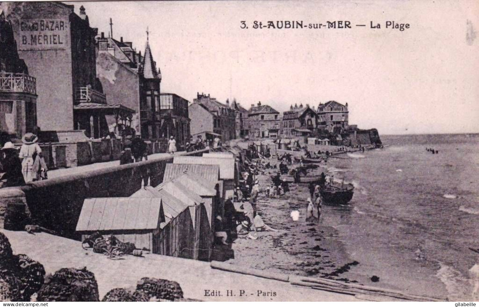 14 - Calvados - SAINT AUBIN Sur MER - La Plage - Saint Aubin