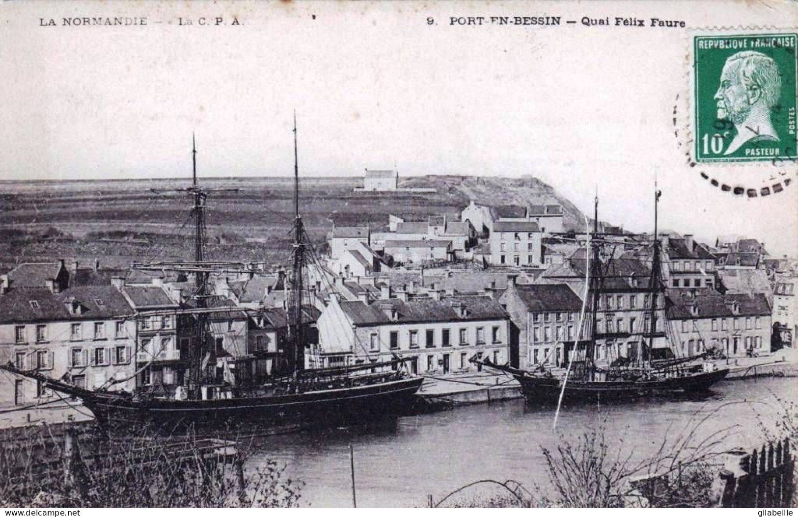 14 - Calvados -  PORT  En BESSIN - Quai Felix Faure - Voiliers A Quai - Port-en-Bessin-Huppain