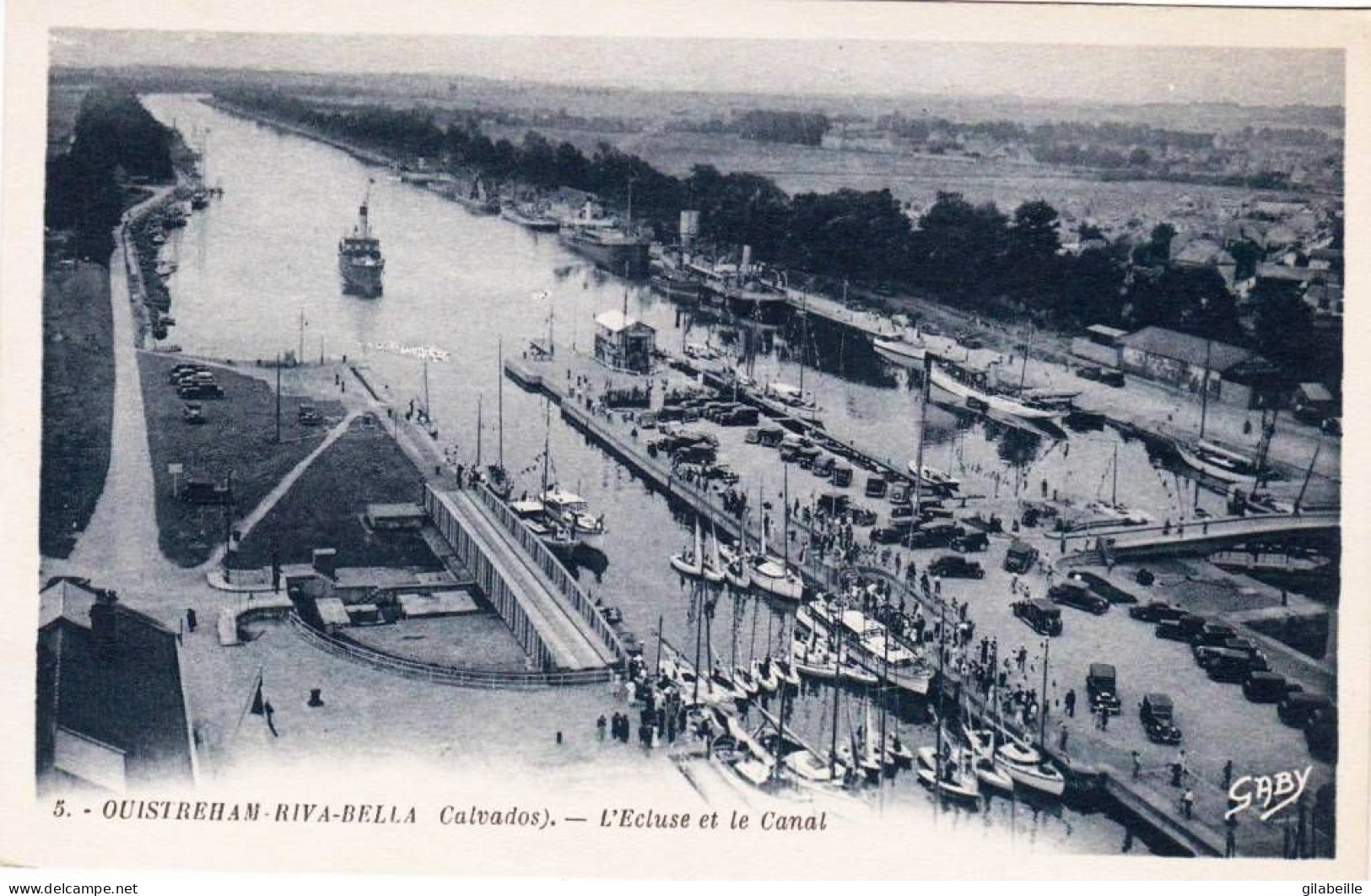 14 - Calvados - OUISTREHAM - RIVA BELLA - L écluse Et Le Canal - Ouistreham