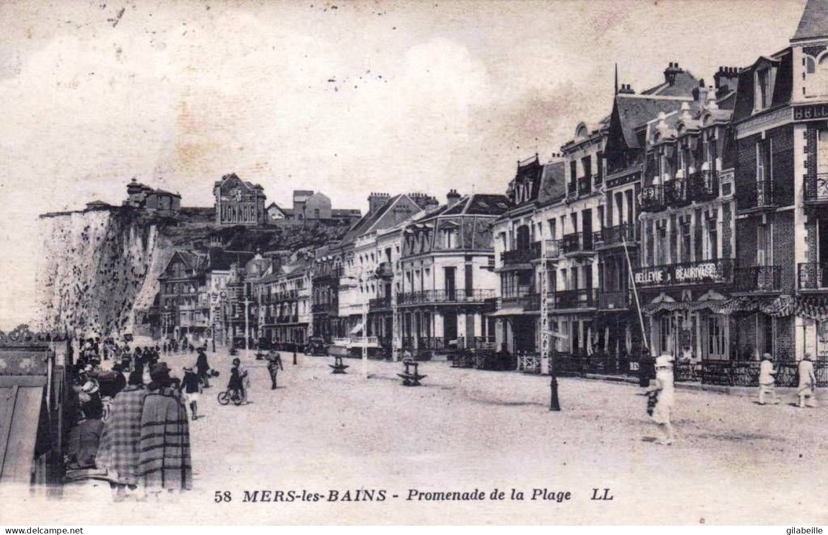 80 - Somme -  MERS Les BAINS - Promenade De La Plage - Mers Les Bains