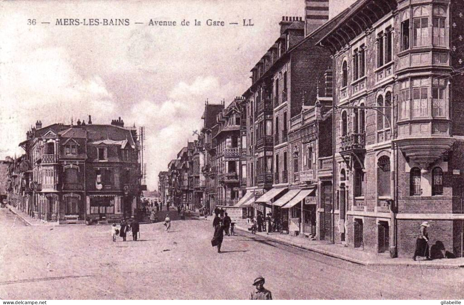 80 - Somme -  MERS Les BAINS -  Avenue De La Gare - Mers Les Bains