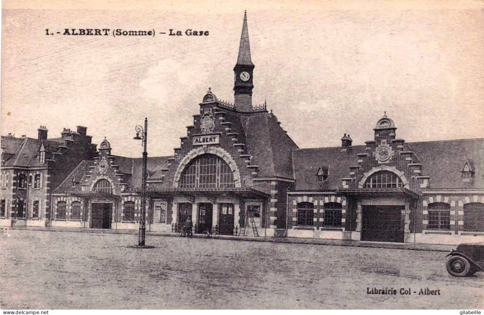 80 - Somme -  ALBERT  - La Gare - Albert