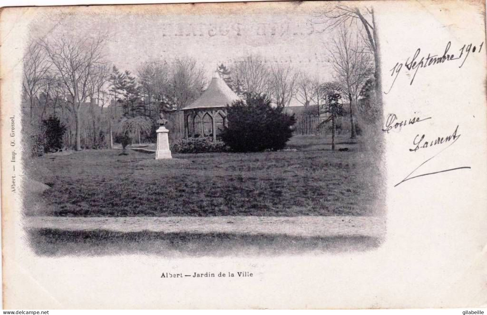 80 - Somme -  ALBERT - Jardin De La Ville - Albert