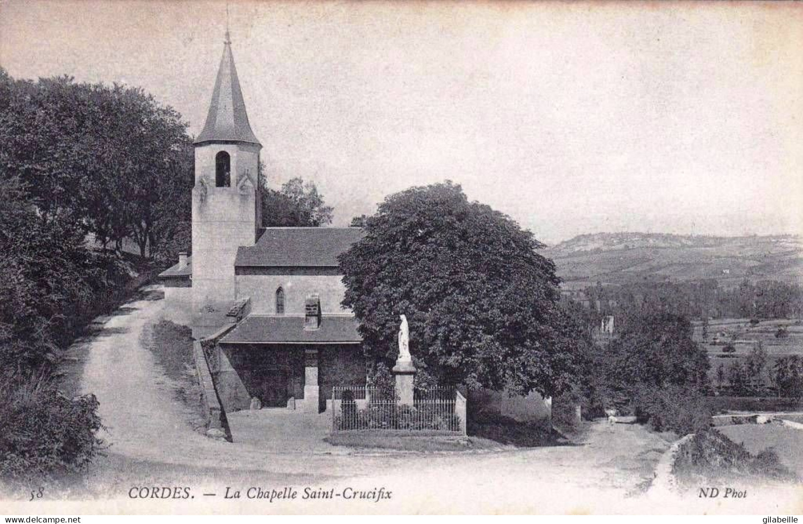 81 -  Tarn -  CORDES - La Chapelle Saint Crucifix - Cordes