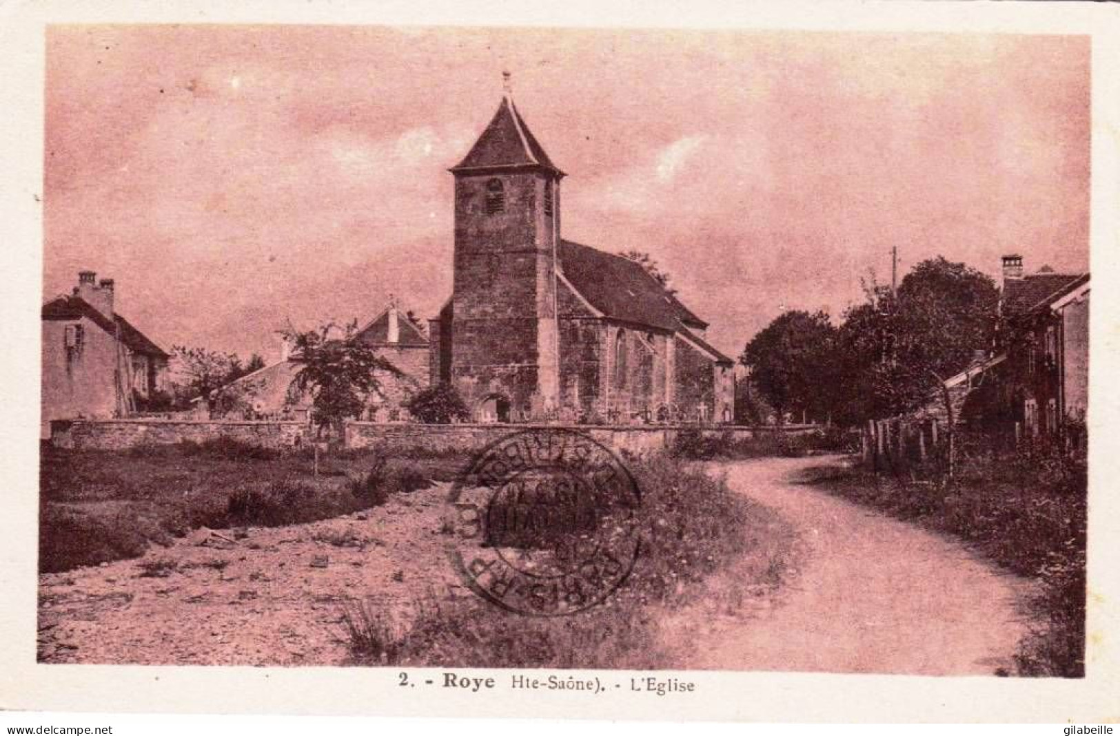 70 - Haute Saone -  ROYE - L église Et Le Cimetiere - Other & Unclassified