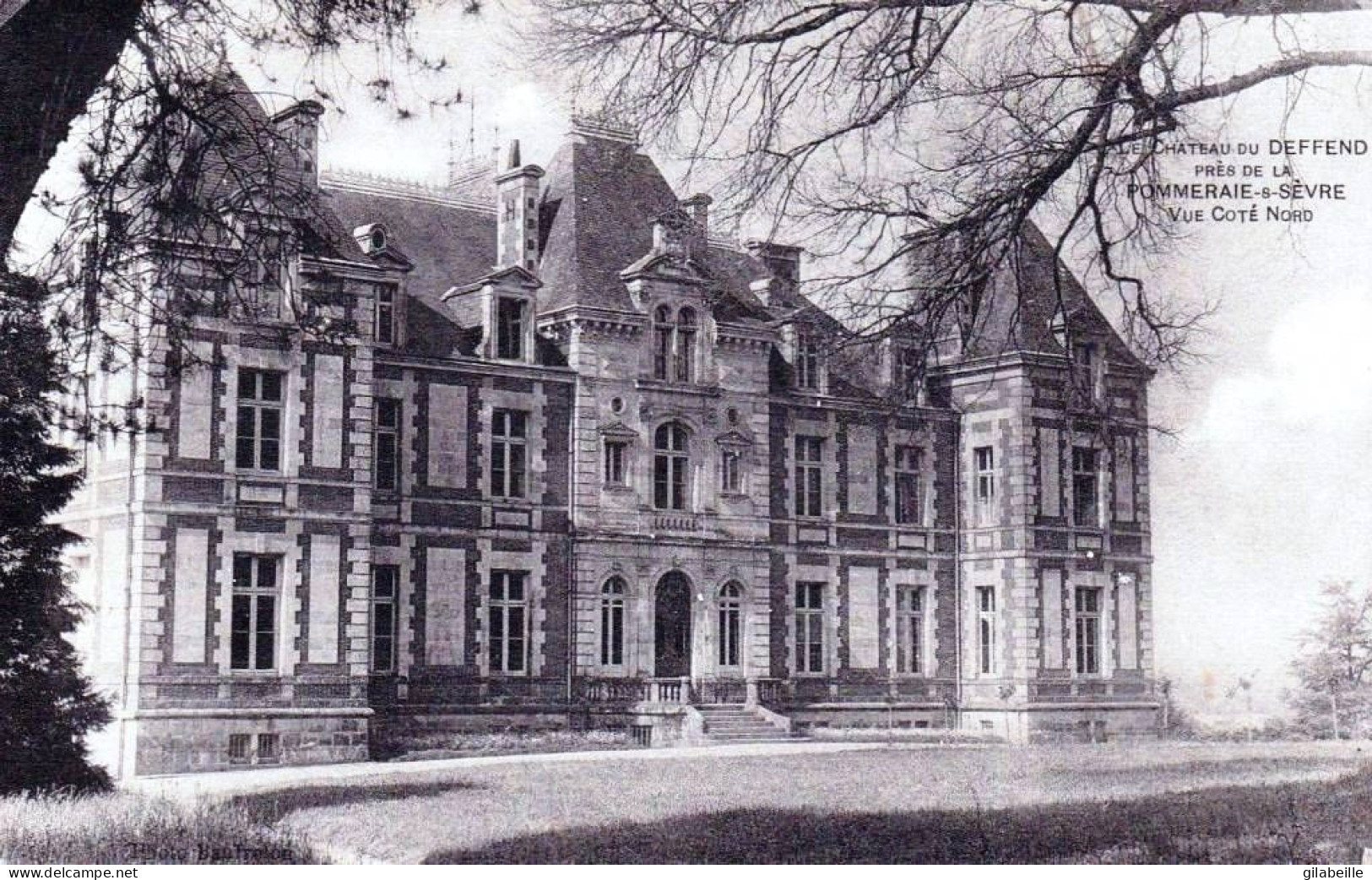 79 - Deux Sevres -  Chateau Du DEFFEND Pres De LA POMMERAIE Sur SEVRES - Autres & Non Classés