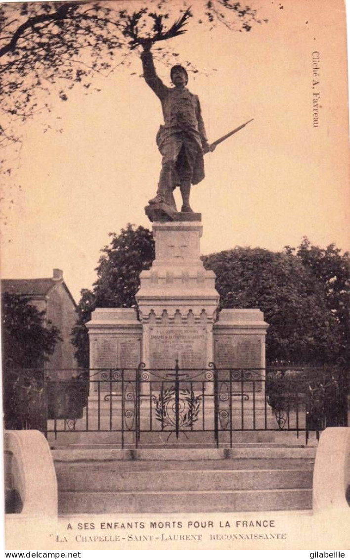 79 - Deux Sevres -  LA CHAPELLE SAINT LAURENT - Monument Aux Morts - Autres & Non Classés