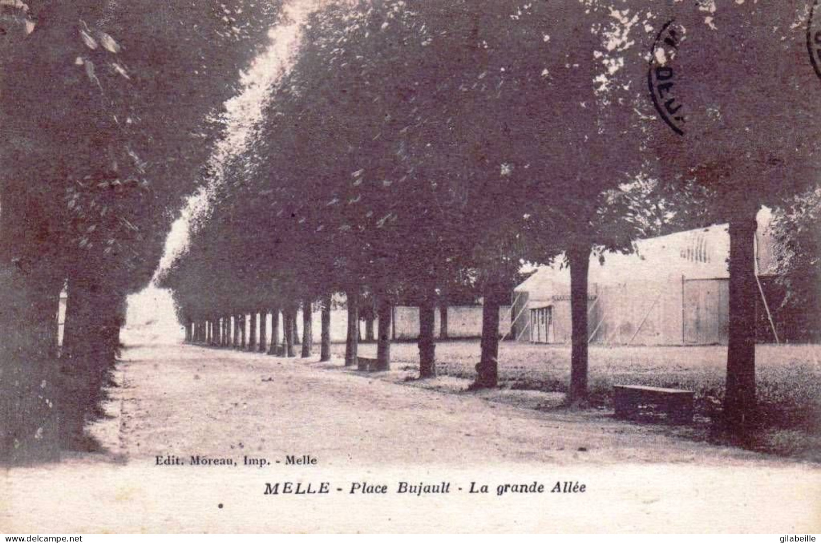 79 - Deux Sevres -  MELLE - Place Bujault - La Grande Allée - Melle