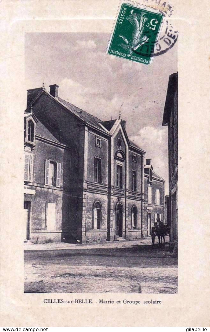 79 - Deux Sevres -  CELLES Sur BELLE - La Mairie Et Le Groupe Scolaire - Celles-sur-Belle