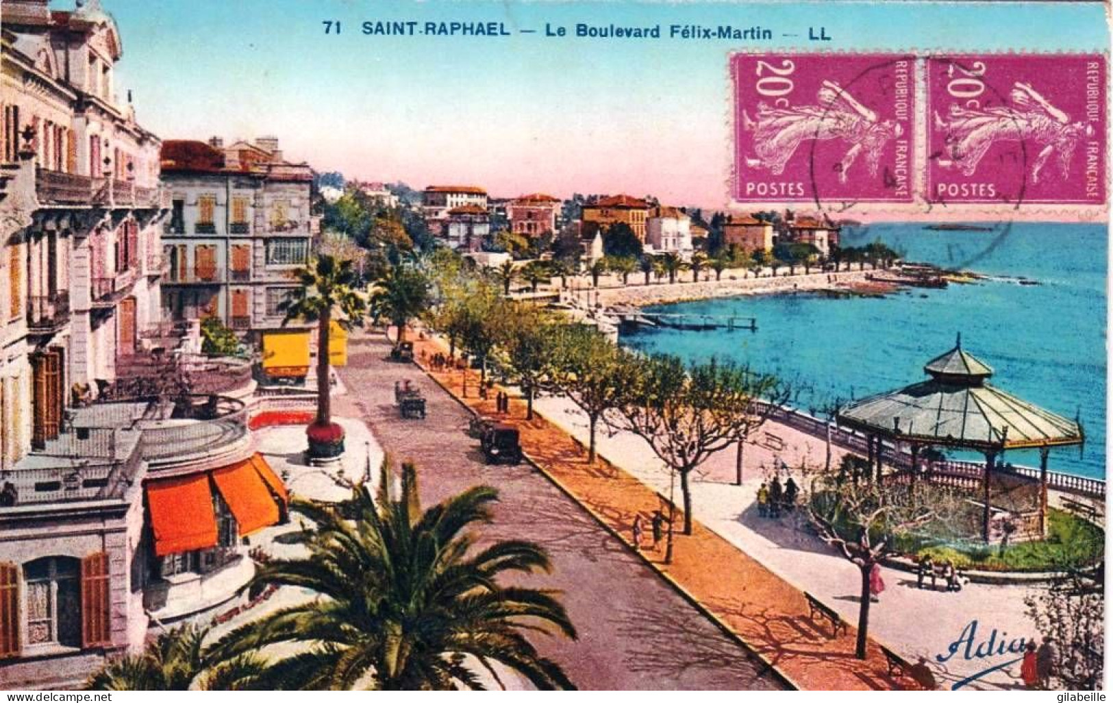 83 - Var -   SAINT RAPHAEL -  Le Boulevard Felix Martin - Saint-Raphaël