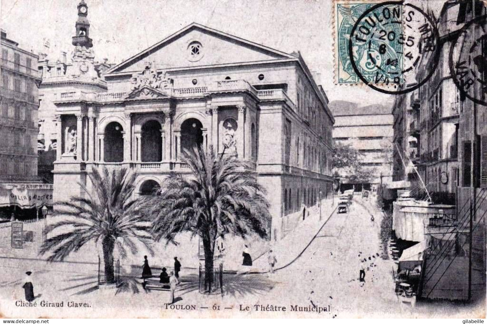 83 - Var -  TOULON - Le Theatre Municipal - Toulon