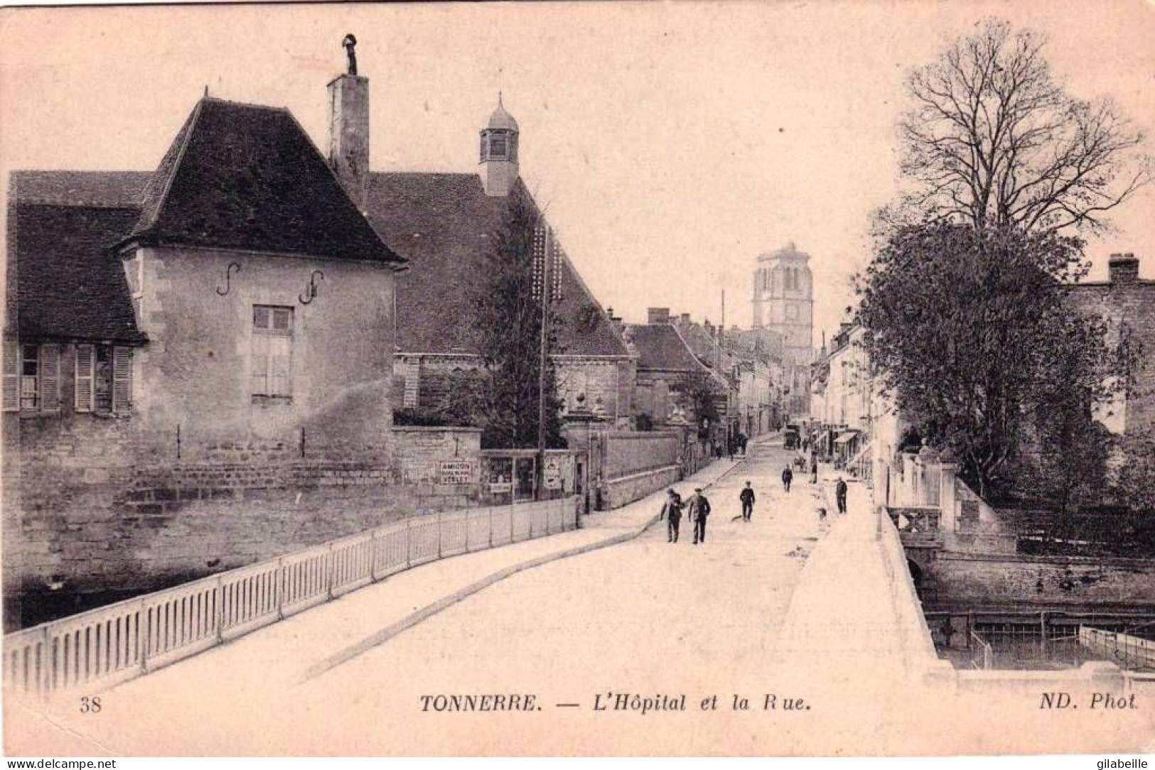 89 - Yonne - TONNERRE - L Hopital Et La Rue - Tonnerre