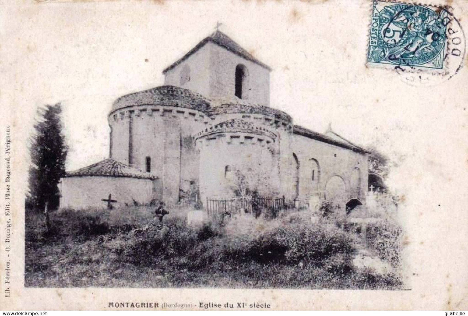   24 - Dordogne - MONTAGRIER - L Eglise Du XI° Siecle - Autres & Non Classés