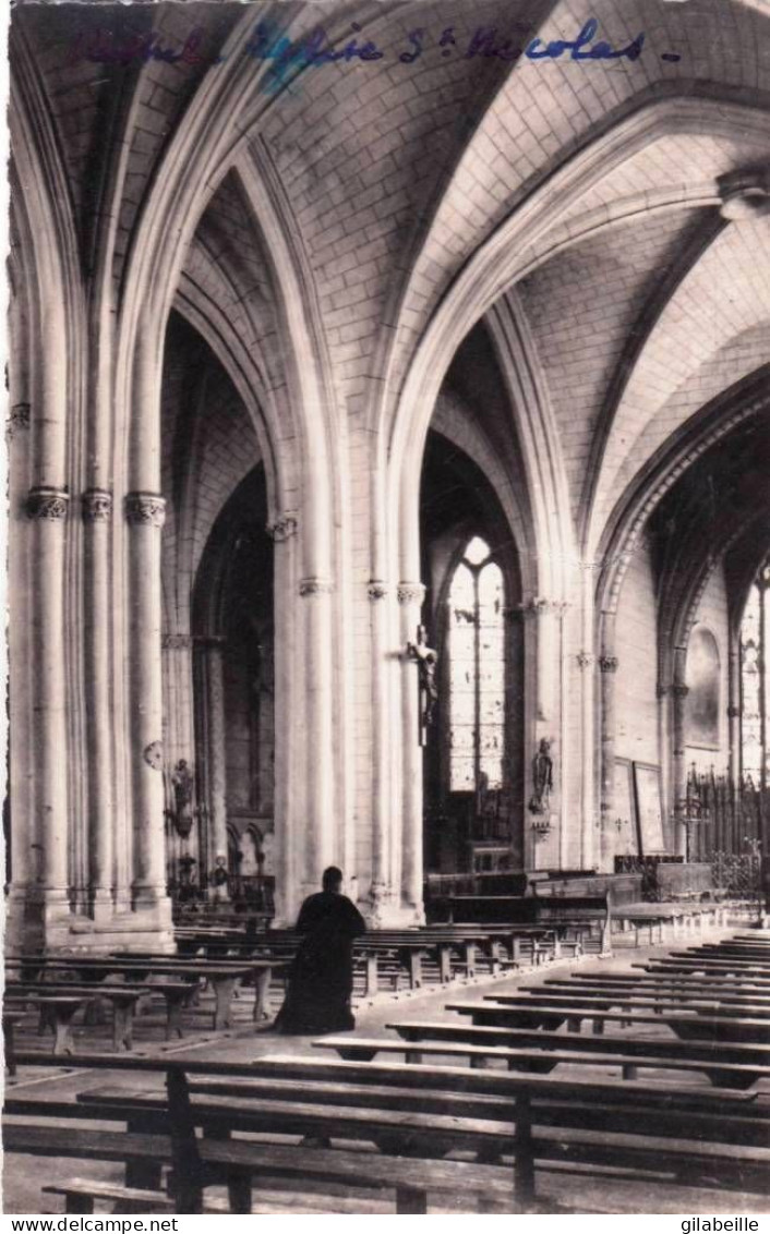 08 - Ardennes -  RETHEL  - Interieur De L Eglise Saint Nicolas Apres La Guerre 1914 - Rethel