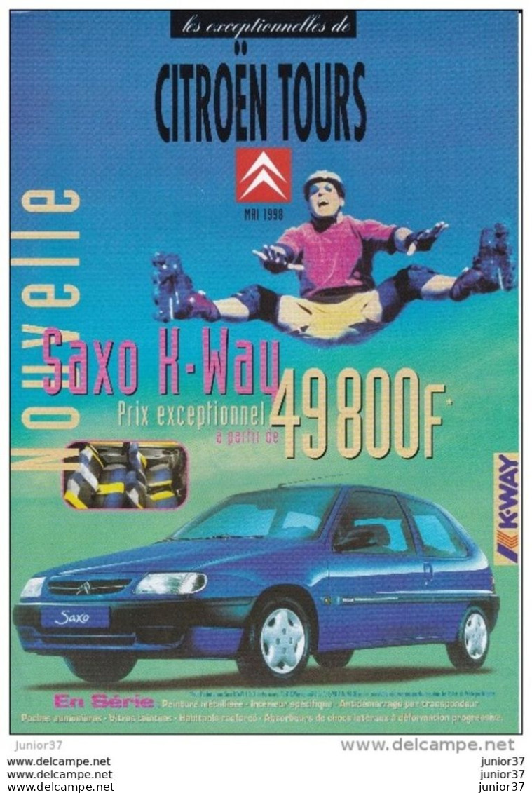 Dépliant Gamme Citroen 1998, Xantia, Saxo, Xsara, Xantia, - Advertising