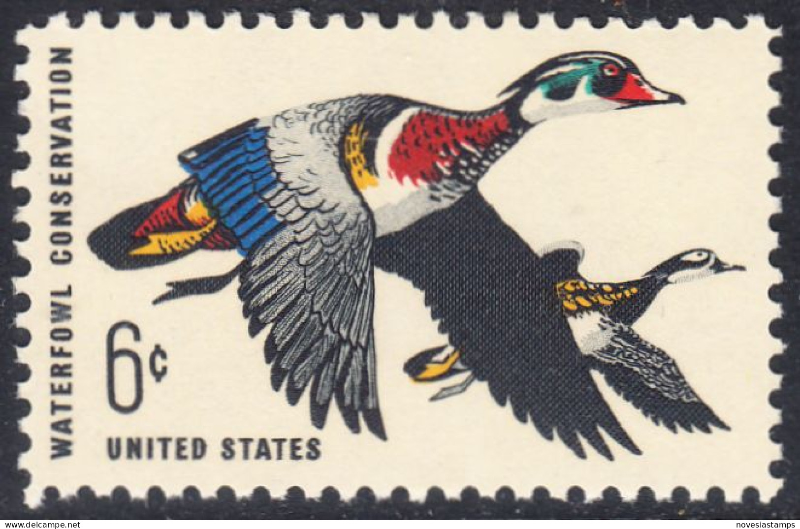 !a! USA Sc# 1362 MNH SINGLE - Waterfowl Conservation - Neufs