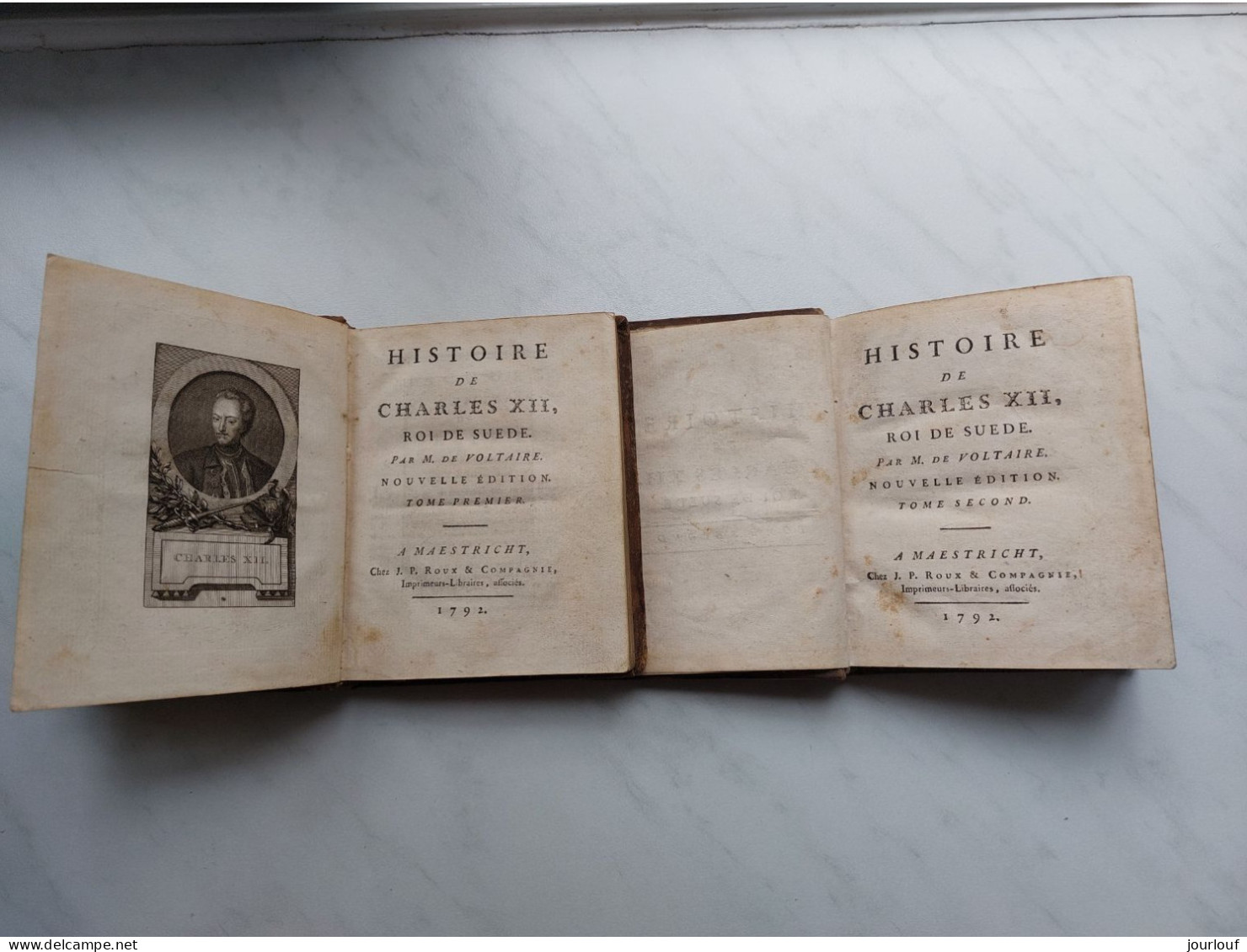 Histoire De Charles XII - Roi De SUEDE - VOLTAIRE - Tome 1 & 2 (1792) - 1701-1800