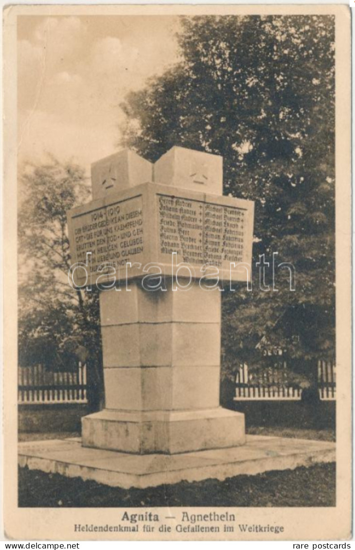 Agnita - WWI Military Heroes' Monument - Sibiu - Romania