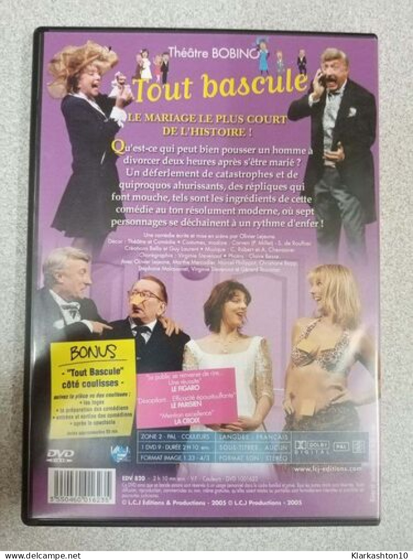 DVD Théâtre - Tout Bascule - Other & Unclassified