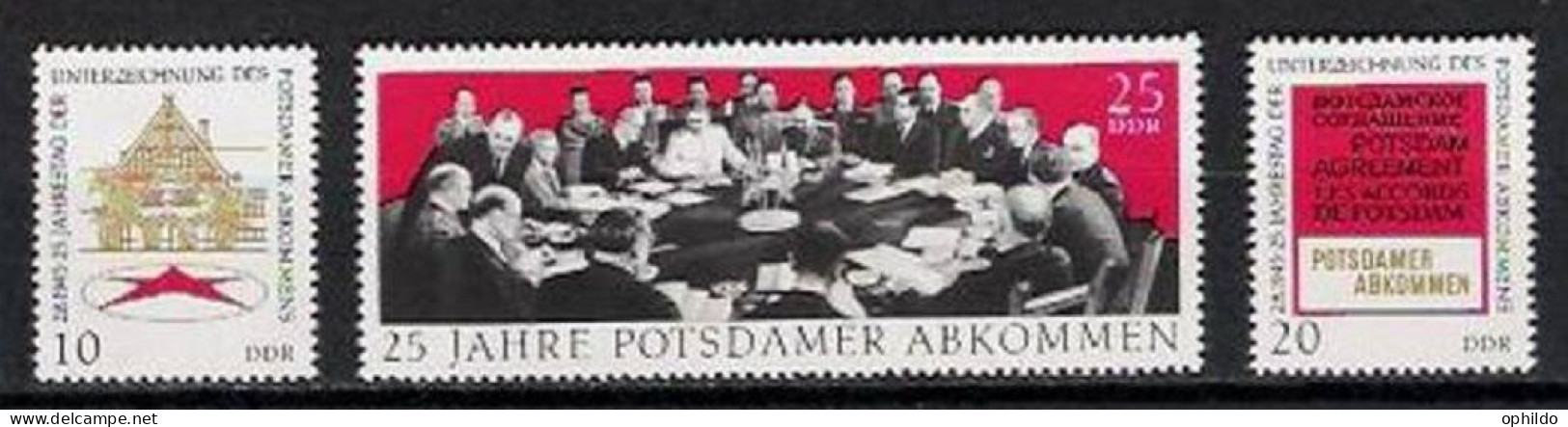 DDR  Yvert   1277/1279  * * TB    - Unused Stamps