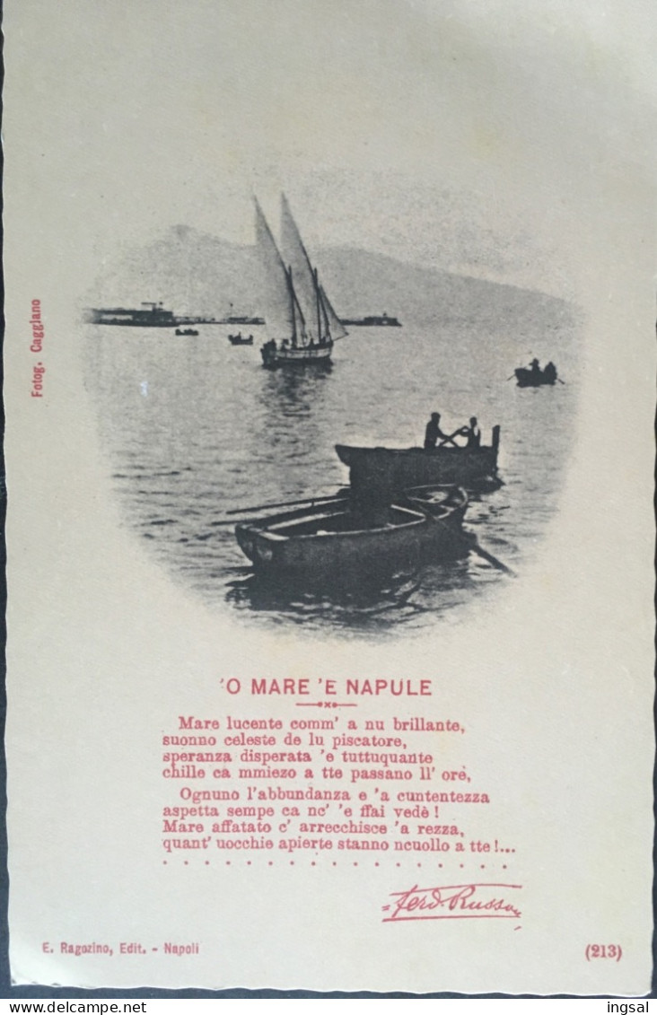 NAPOLI....NEAPEL.....NAPLES.…….Vedute ....Edit.   Ragozino - Napoli (Naples)