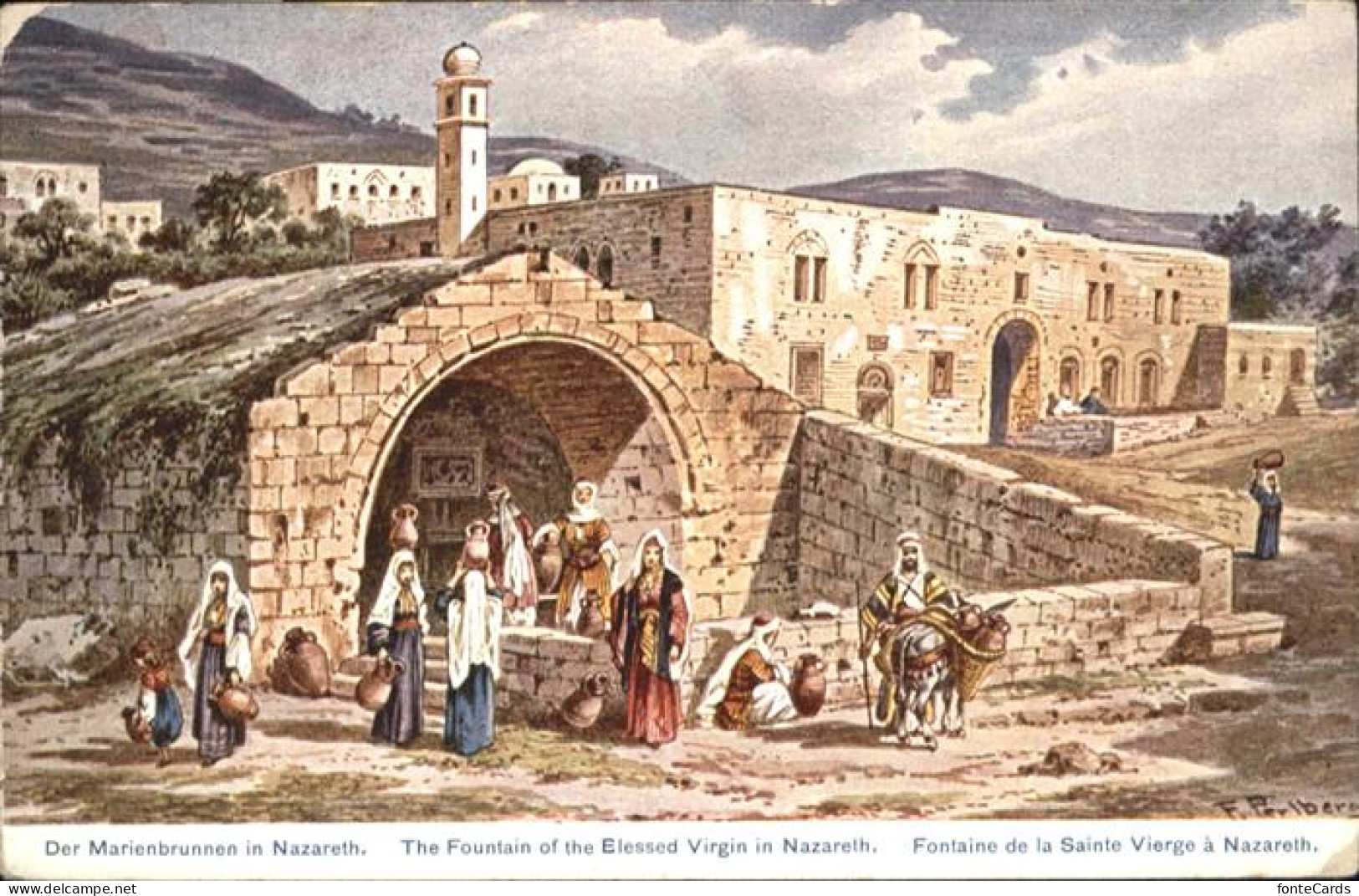 10914864 Nazareth Israel Nazareth Marienbrunnen Fountain Blessed Virgin Fontaine - Israel