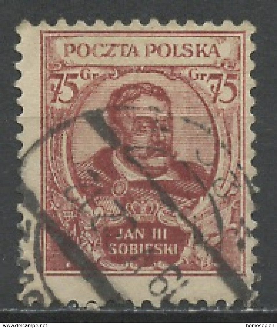 Pologne - Poland - Polen 1930 Y&T N°350 - Michel N°264 (o) - 75g Jan III Sobieski - Used Stamps