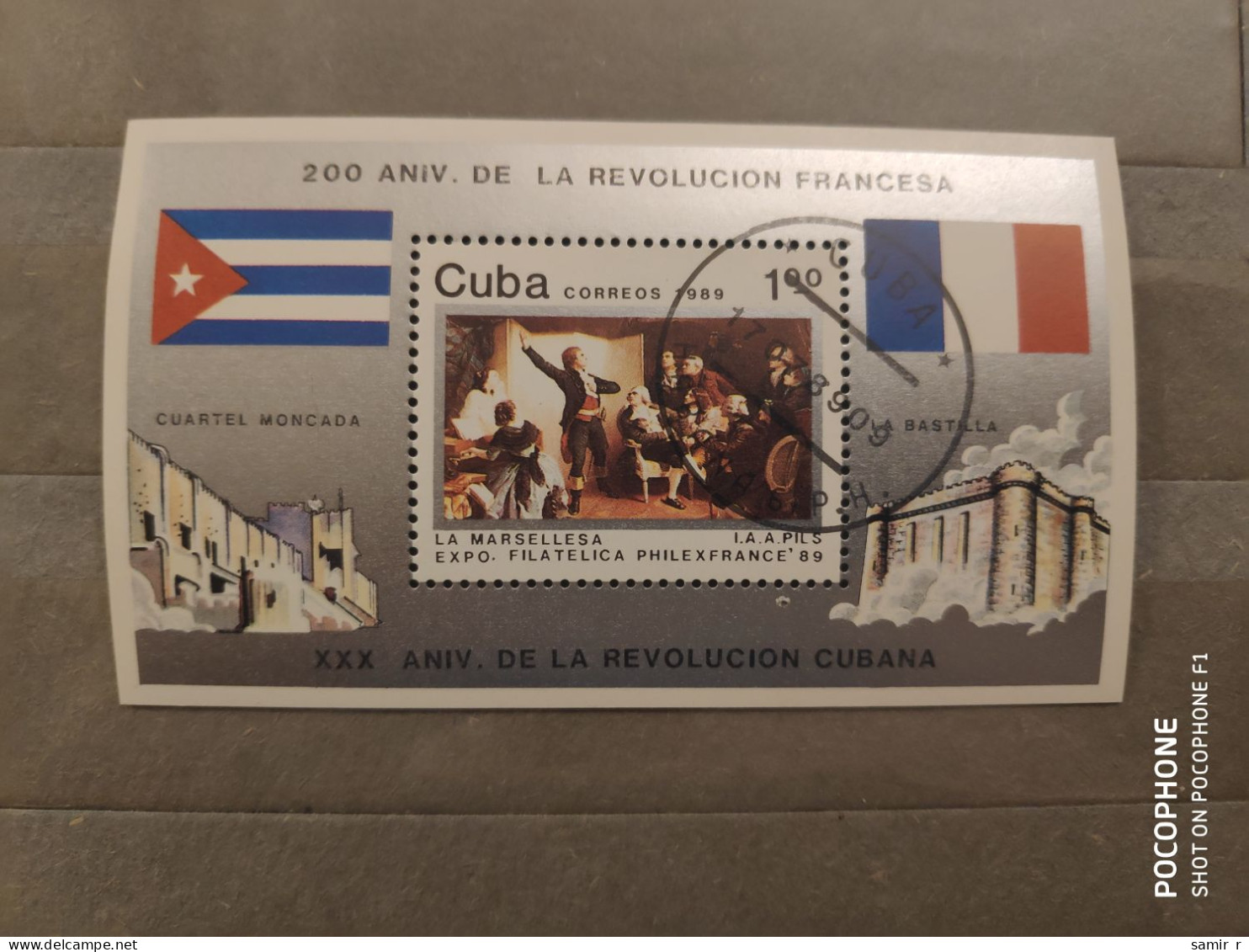 1989	Cuba	Paintings 11 - Oblitérés