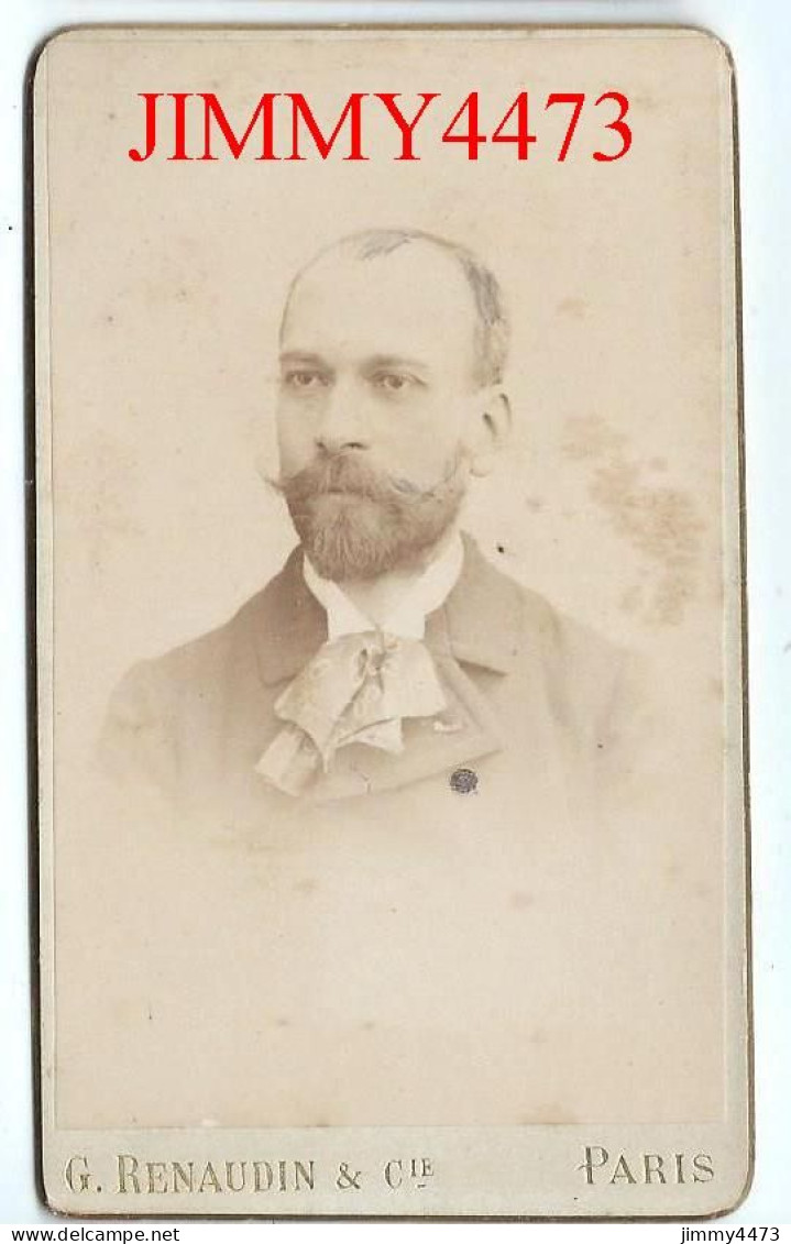 CARTE CDV - Phot-Edit. G. RENAUDIN & Cie - Portrait D'un Homme Barbu, à Identifier - Tirage Aluminé 19 ème - Alte (vor 1900)