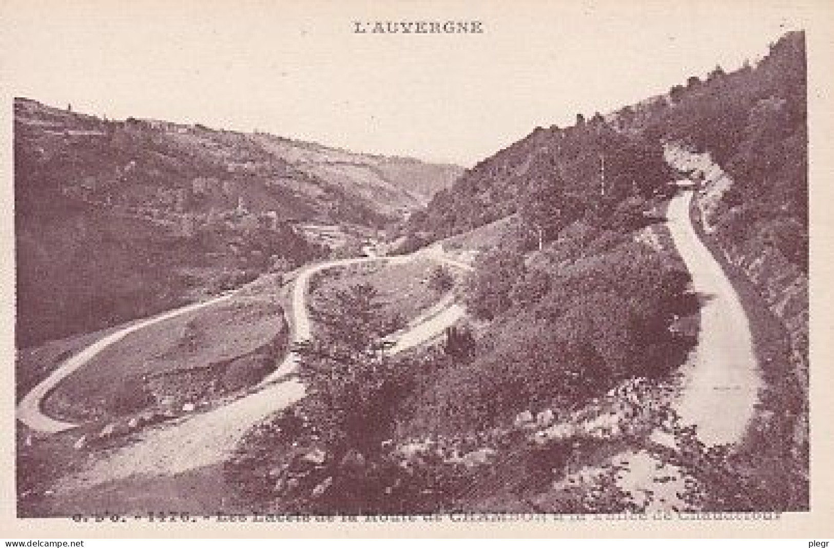 63077 01 19#0 - LES LACETS DE LA ROUTE DE CHAMBON A LA VALLEE DE CHAUDEFOUR - Autres & Non Classés