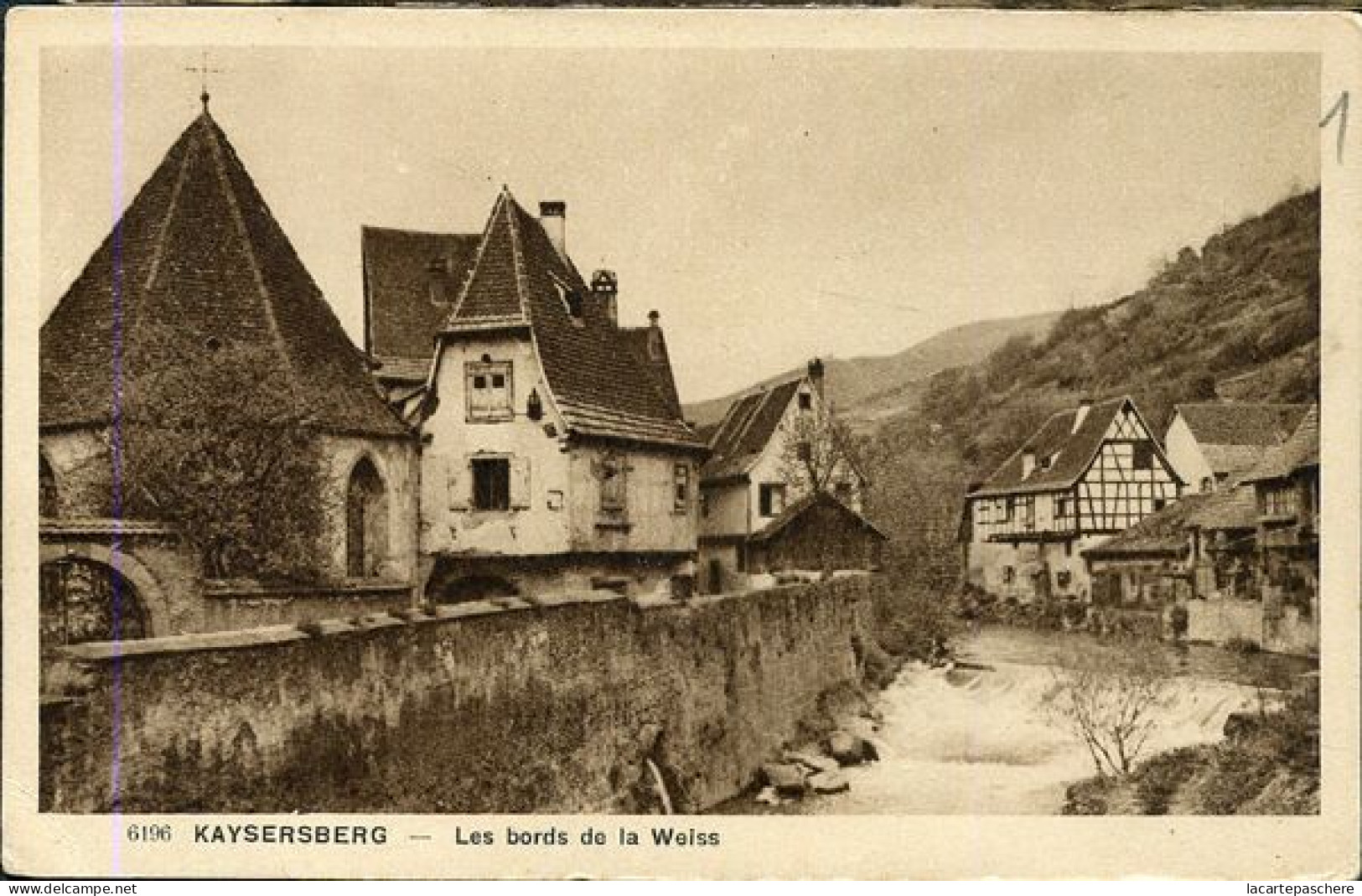 X127587 HAUT RHIN KAYSERSBERG LES BORDS DE LA WEISS - Kaysersberg