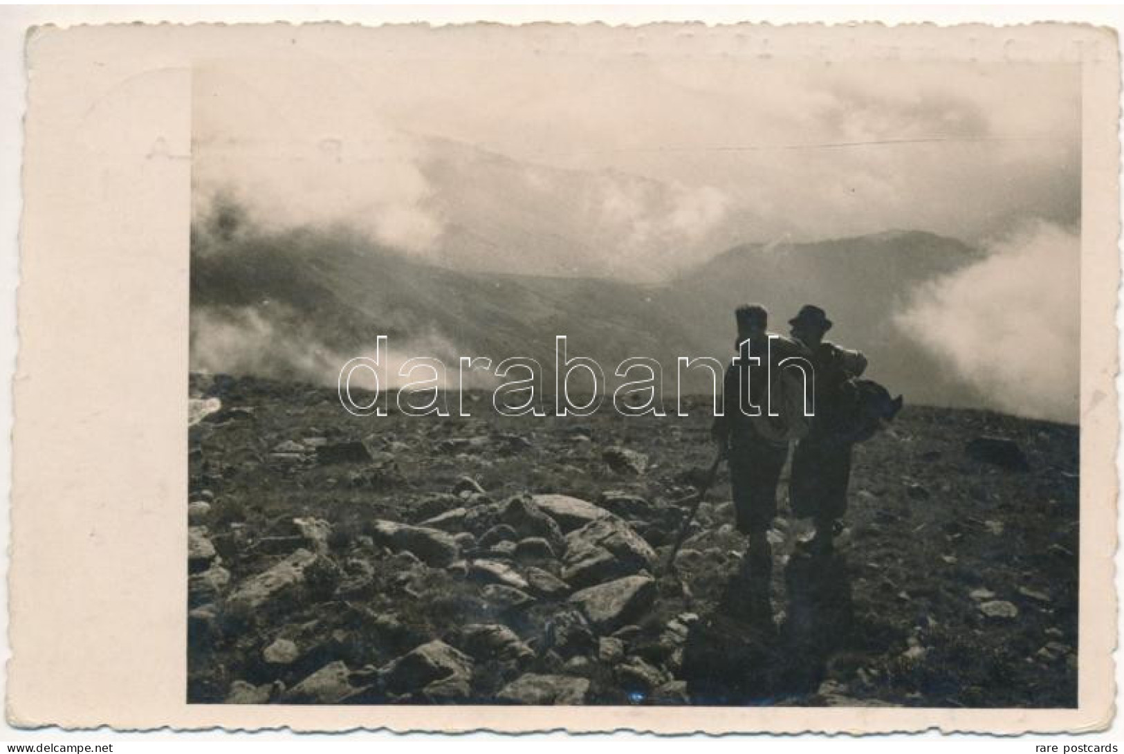 Petrosani 1941 - Hikers On Mountain - Romania