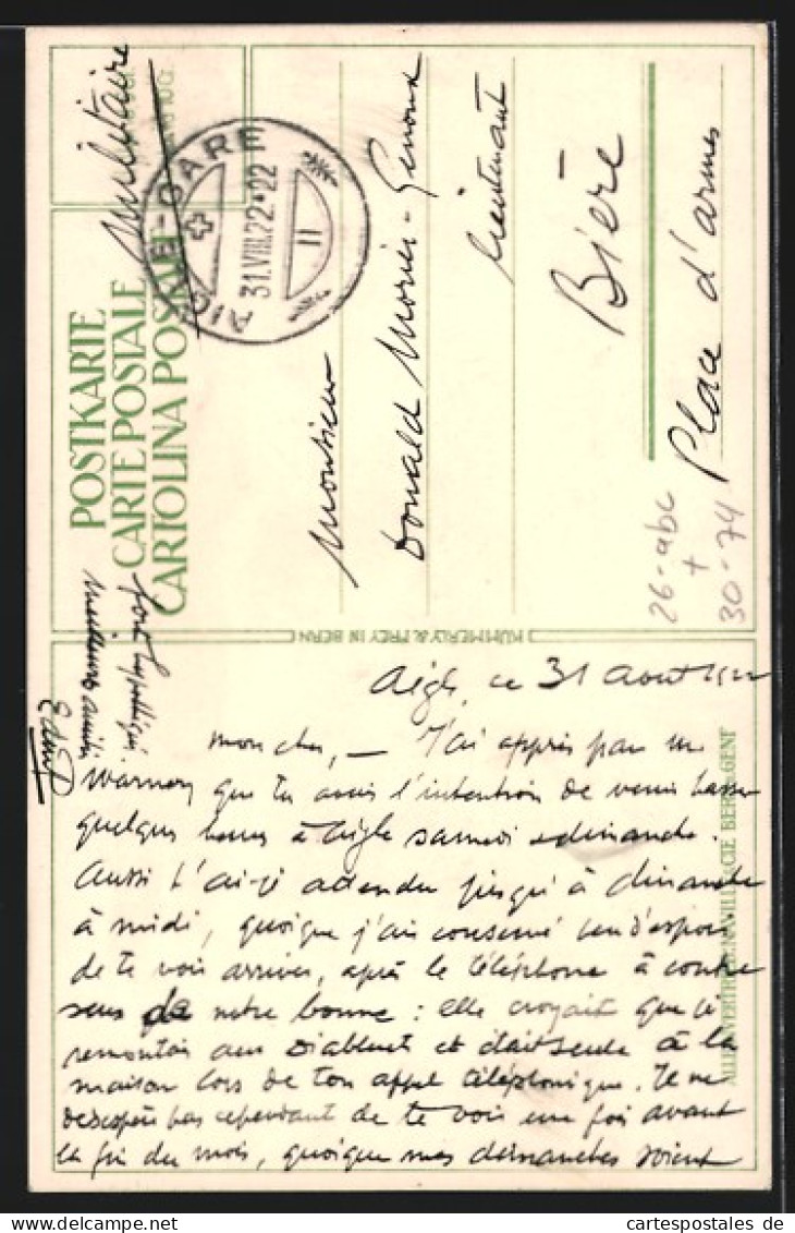 Künstler-AK Sign. W. Von May: Schweizer Uniformen, No 11, Artillerie 1890  - Other & Unclassified