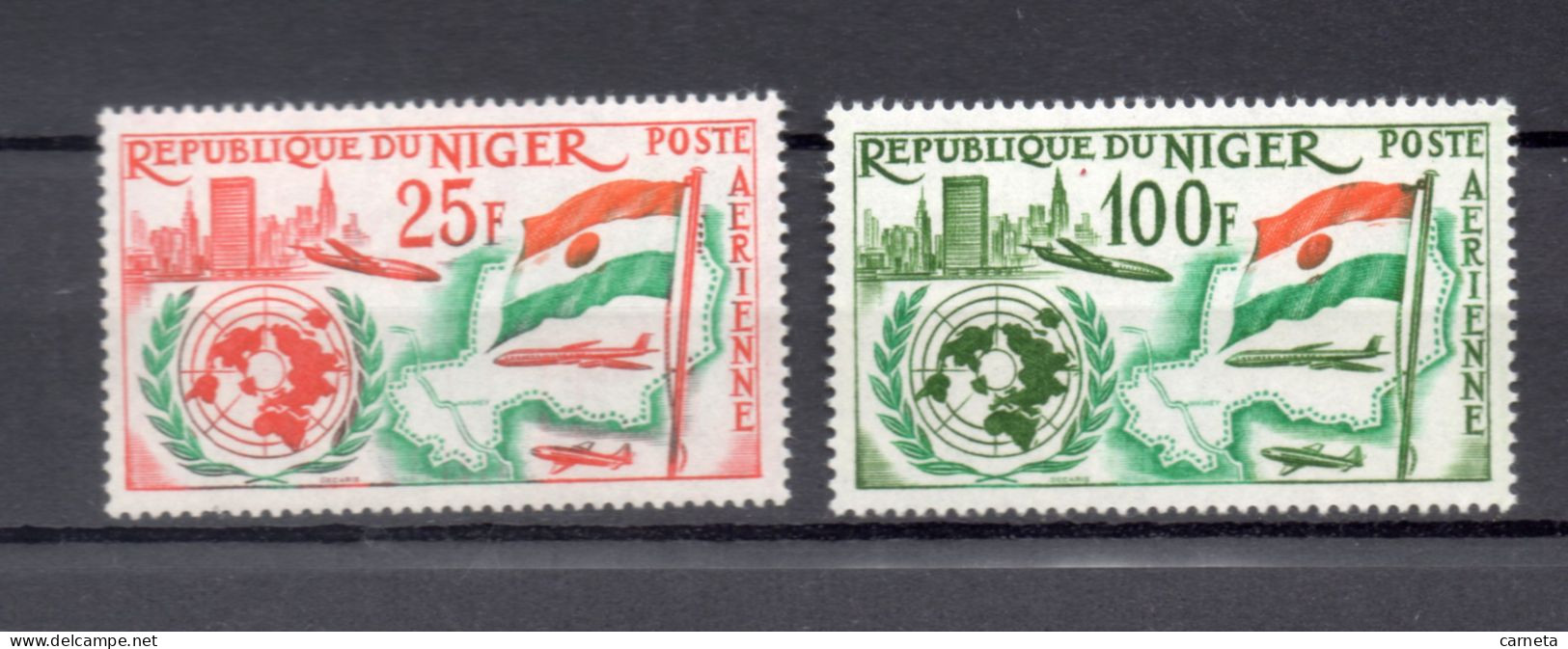 NIGER  PA  N° 19 + 20     NEUFS SANS CHARNIERE  COTE 4.00€    ONU - Niger (1960-...)