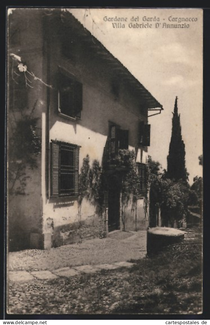 Cartolina Gardone Del Garda, Cargnacco, Villa Gabriele D`Annunzio  - Other & Unclassified