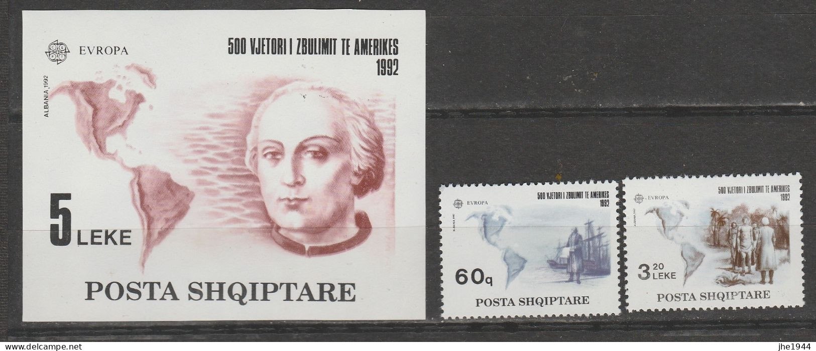 Europa 1992 Découverte Amérique Christophe Colomb Voir Liste Des Timbres à Vendre ** - 1992