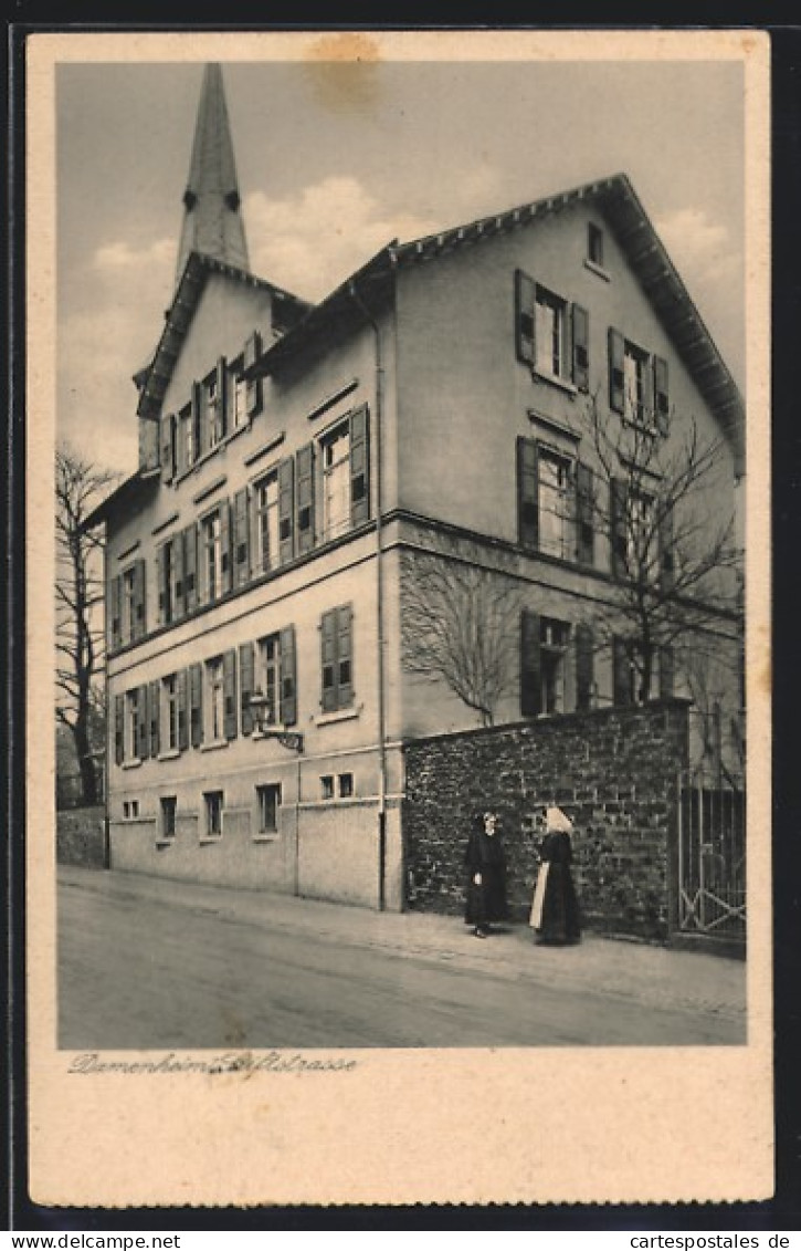 AK Darmstadt, Diakonissenhaus Elisabethenstift, Damenheim In Der Stiftstrasse  - Darmstadt