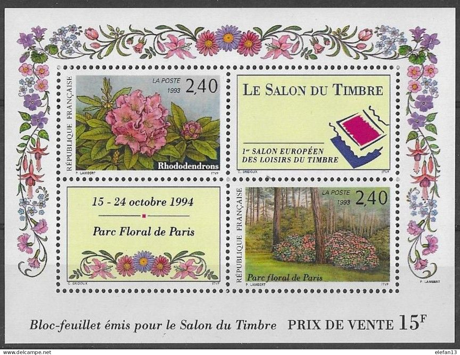 FRANCE Bloc  N°15**    Neuf Sans Charnière Luxe MNH - Mint/Hinged